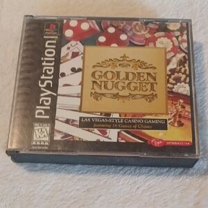 Sony PlayStation Golden Nugget Game - Black Case